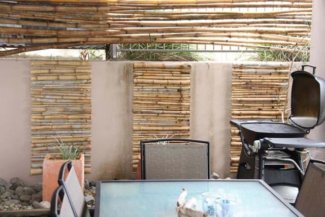 Outdoor dining BBQ area